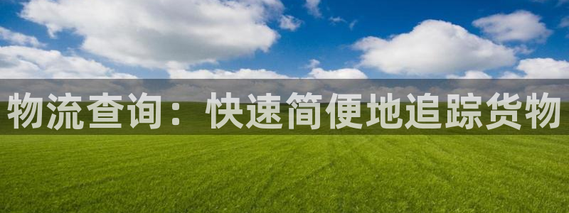 28圈正規(guī)嗎?:物流查詢:快速簡便地